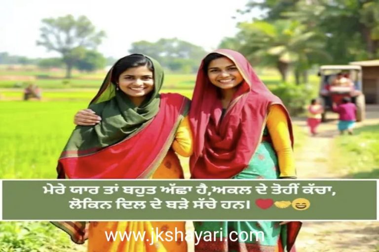 Best Friend Shayari in Punjabi for Girl